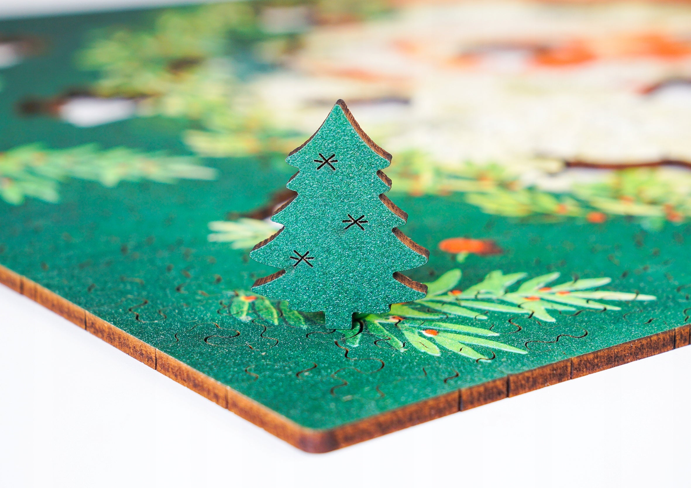 Drewniane puzzle A3 "Święty Mikołaj" 415 el.
