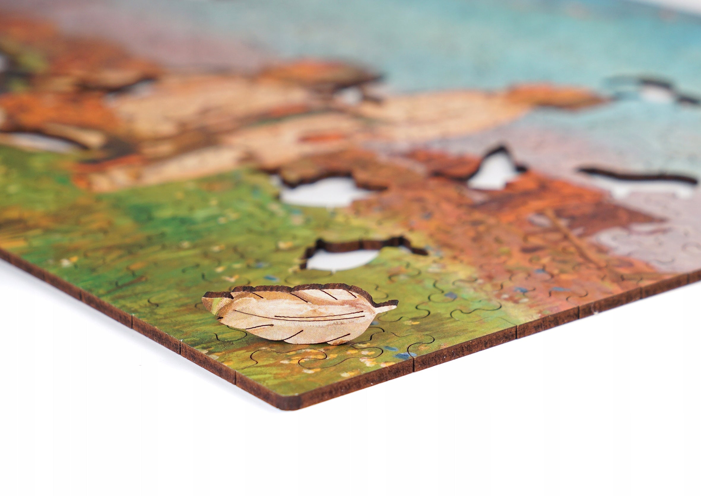Puzzle Drewniane Bociany Józef Chełmoński Układanka 305 Elementów A3