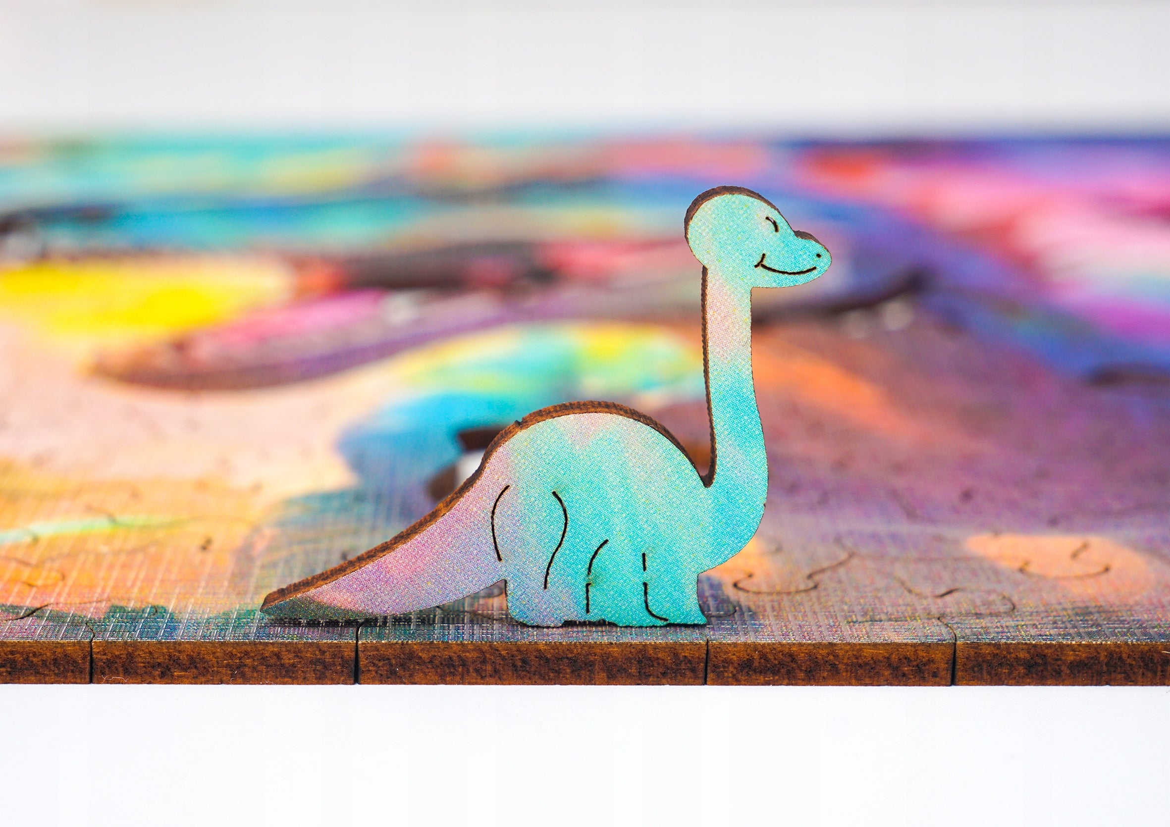 Puzzle drewniane PUZZLED Drapieżny Dinozaur 170 elementów dla dorosłych