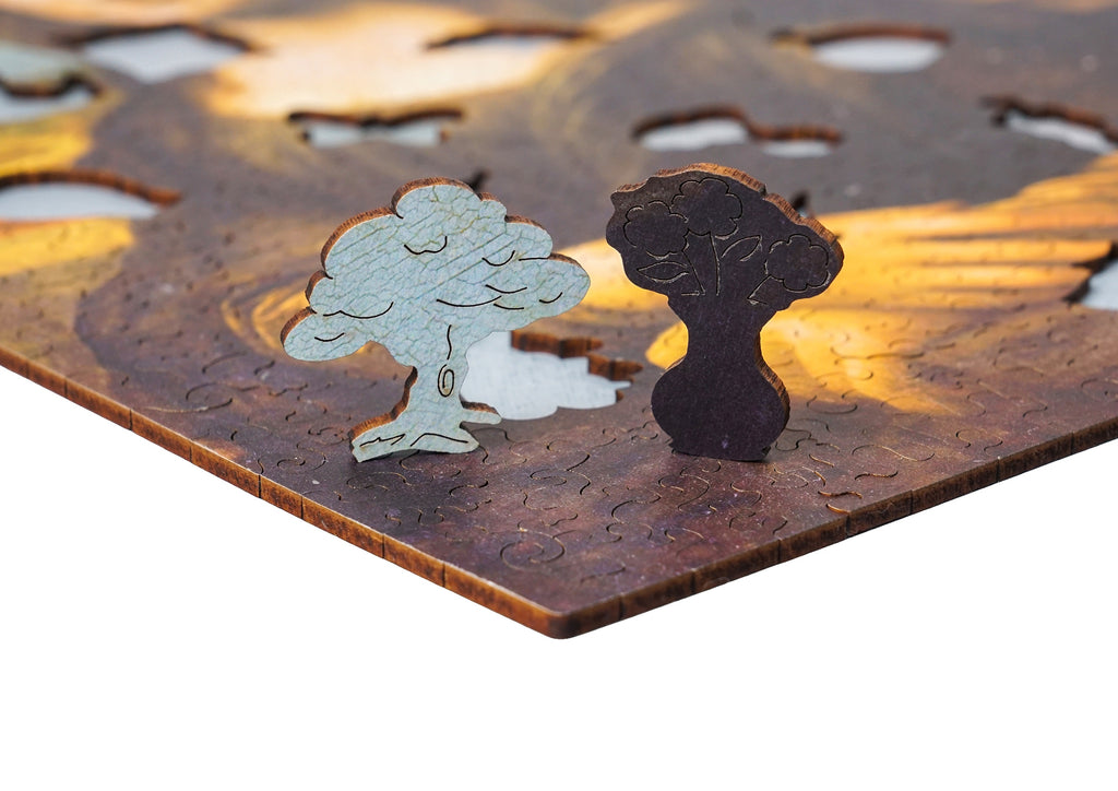 Drewniane puzzle A3 Leonardo da Vinci "Mona Lisa"