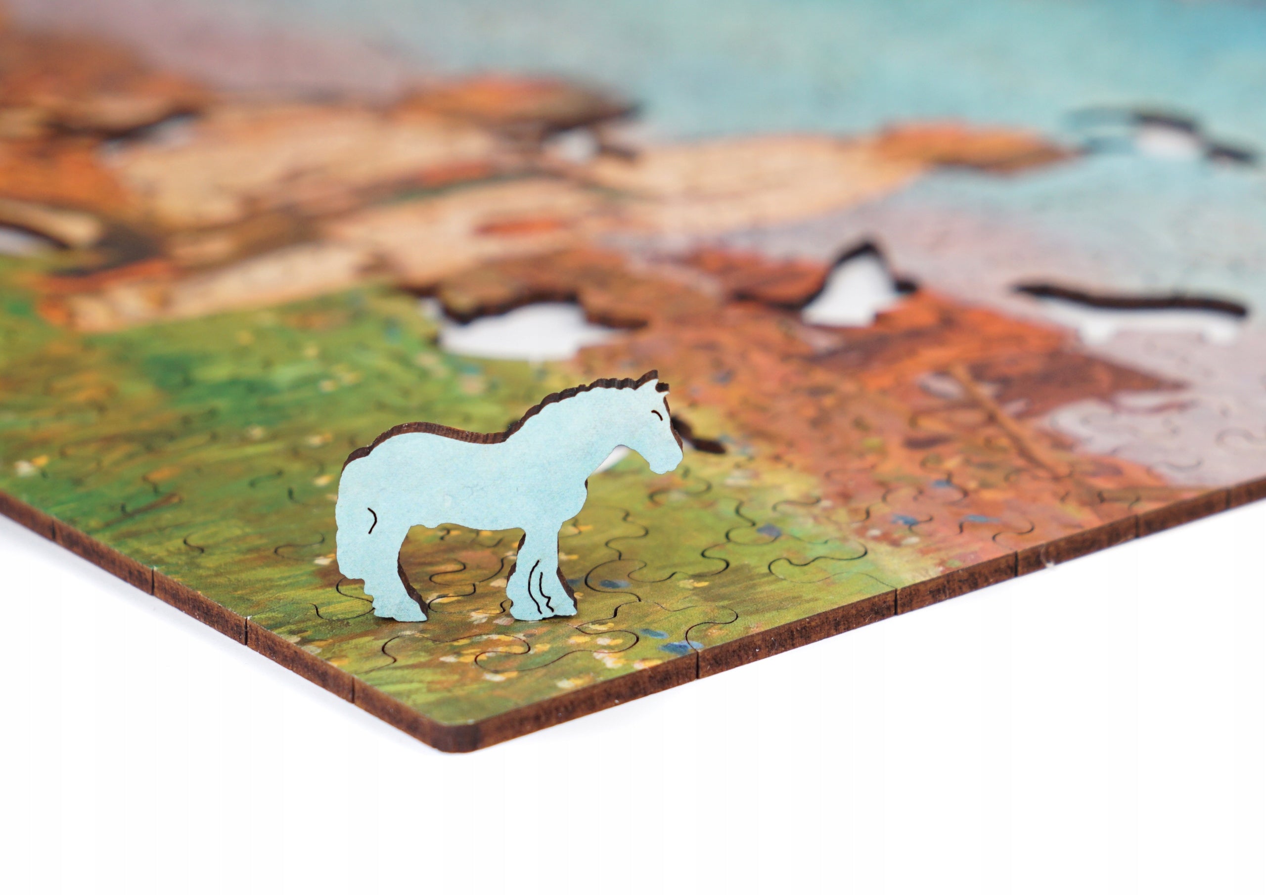 Puzzle Drewniane Bociany Józef Chełmoński Układanka 305 Elementów A3