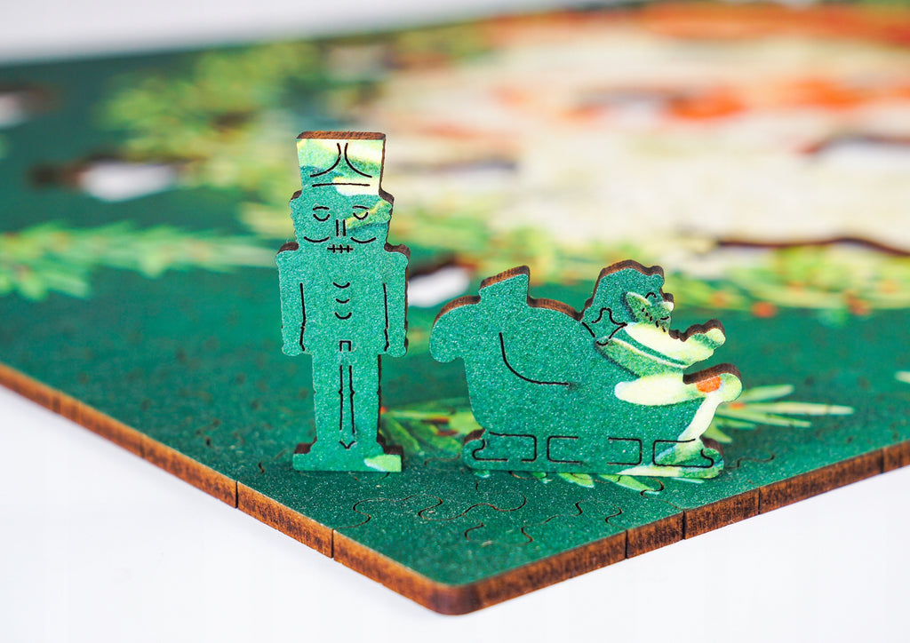 Drewniane puzzle A3 "Święty Mikołaj" 415 el.