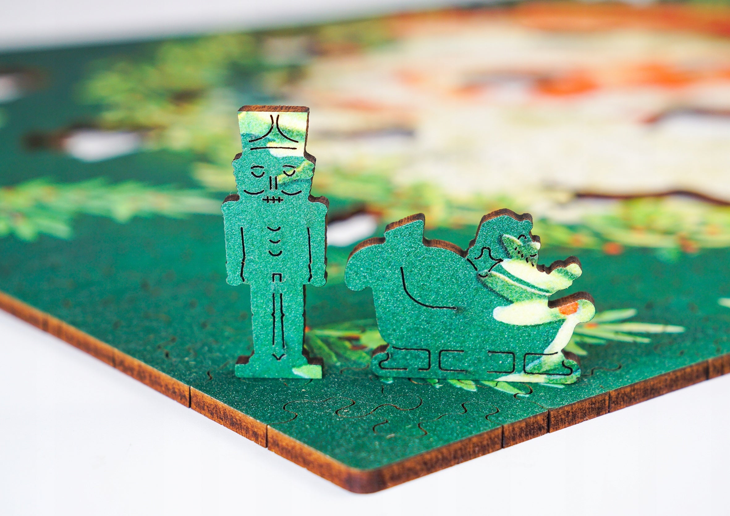Drewniane puzzle A3 "Święty Mikołaj" 415 el.
