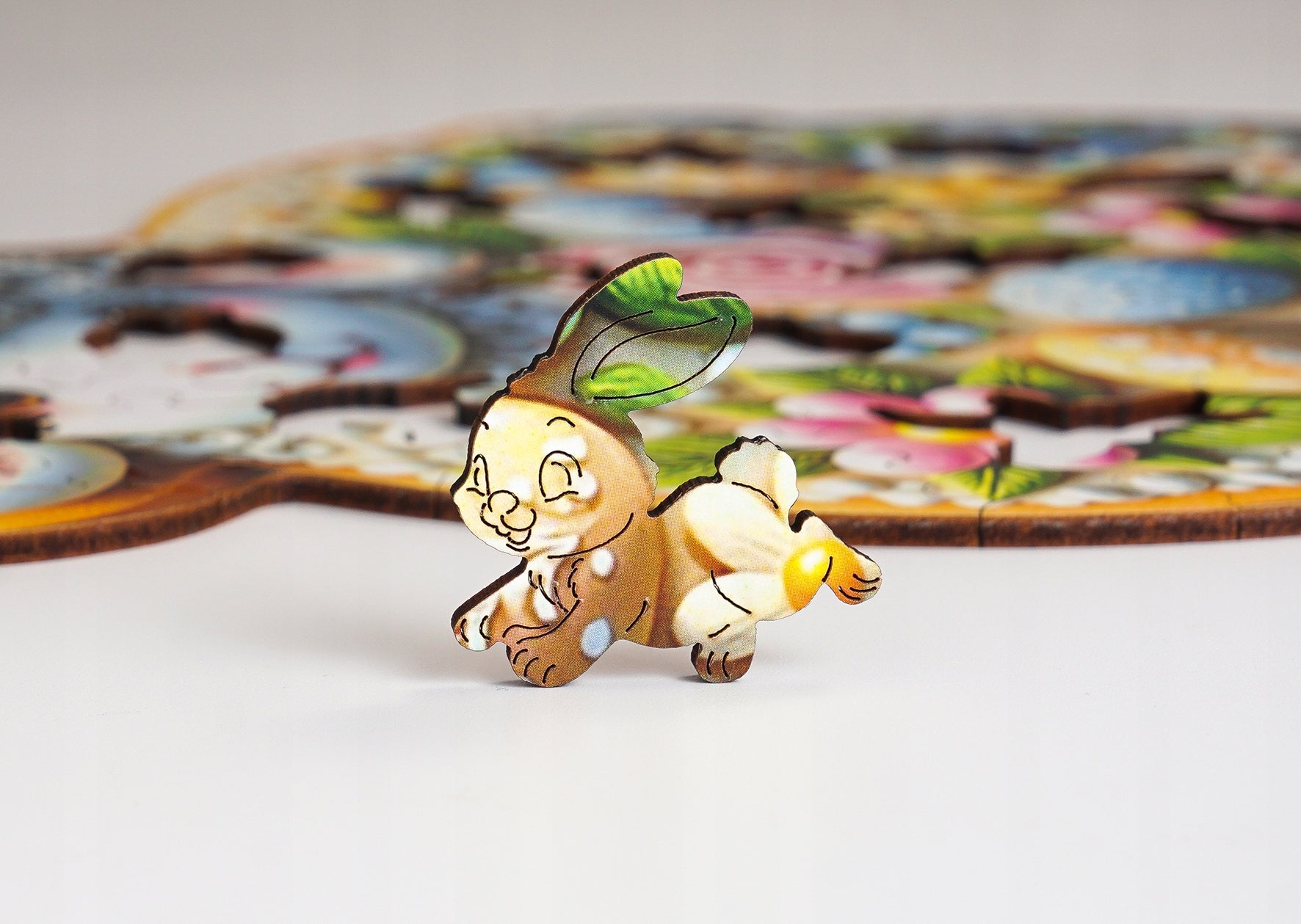 Puzzle Drewniane Premium 123 el Wielkanocny Mazurek Unikalne Dorośli Dzieci