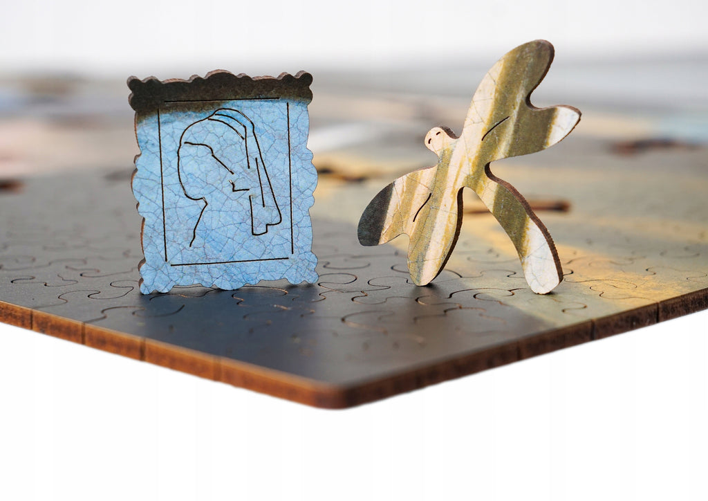 Drewniane puzzle A3 Vermeer Dziewczyna z perłą 345 el