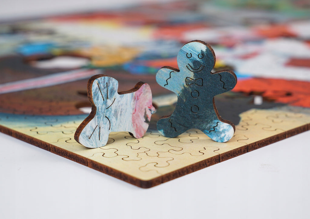 Puzzle Drewniane A3 410 Elementów Magia Świąt Układanka Świąteczna