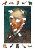 Drewniane puzzle A4 van Gogh Autoportret 165 el.