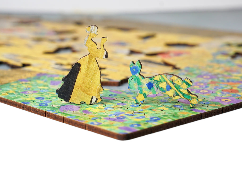 Drewniane puzzle A3 Gustav Klimt "Pocałunek" 310 el.