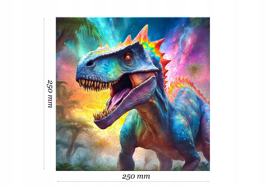 Puzzle drewniane PUZZLED Drapieżny Dinozaur 170 elementów dla dorosłych
