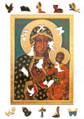 Puzzle Drewniane Czarna Madonna Dla Dzieci i Dorosłych 150 Elementów A4