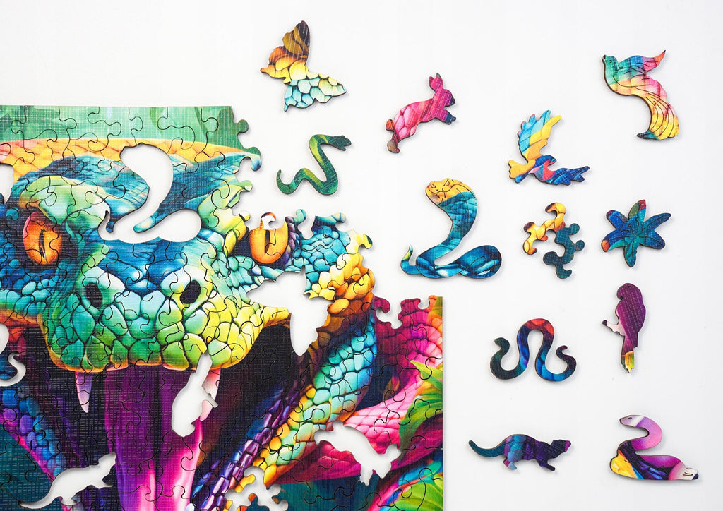Puzzle drewniane PUZZLED Hipnotyzujący Wąż 170 elementów dla dorosłych