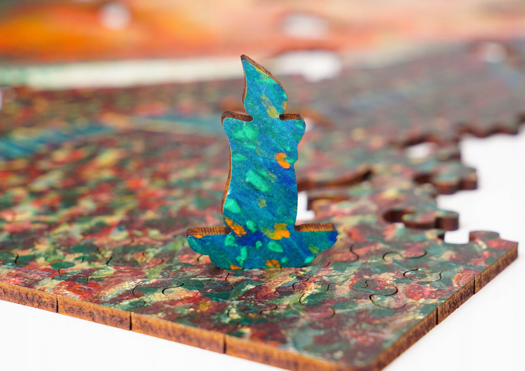 Puzzle Drewniane Van Gogh Autoportret Układanka Drewniana A3 345 Elementów