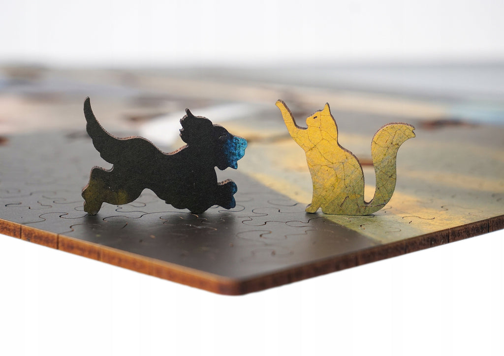 Drewniane puzzle A3 Vermeer Dziewczyna z perłą 345 el