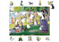 Drewniane puzzle A4 Seurat Niedzielne popołudnie