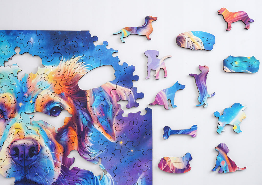Puzzle drewniane PUZZLED Wierny Pies 150 elementów dla dorosłych