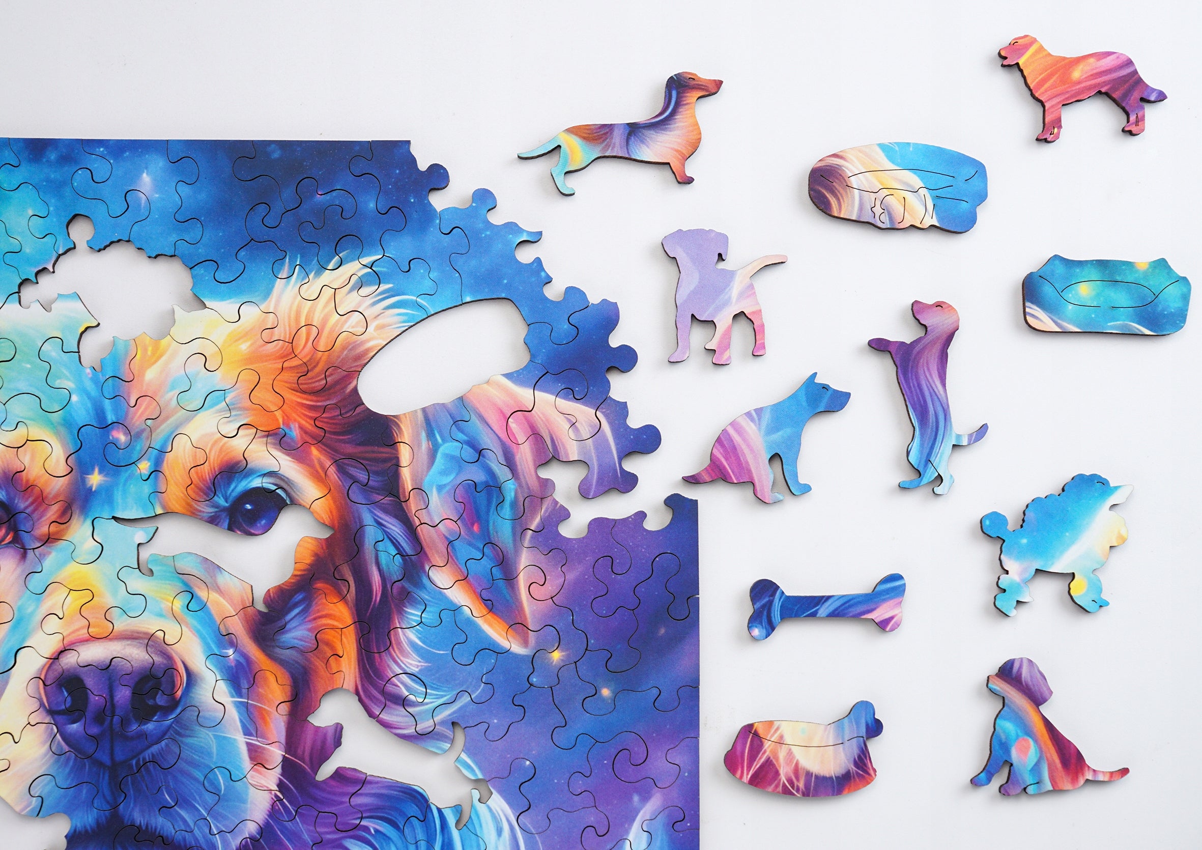 Puzzle drewniane PUZZLED Wierny Pies 150 elementów dla dorosłych