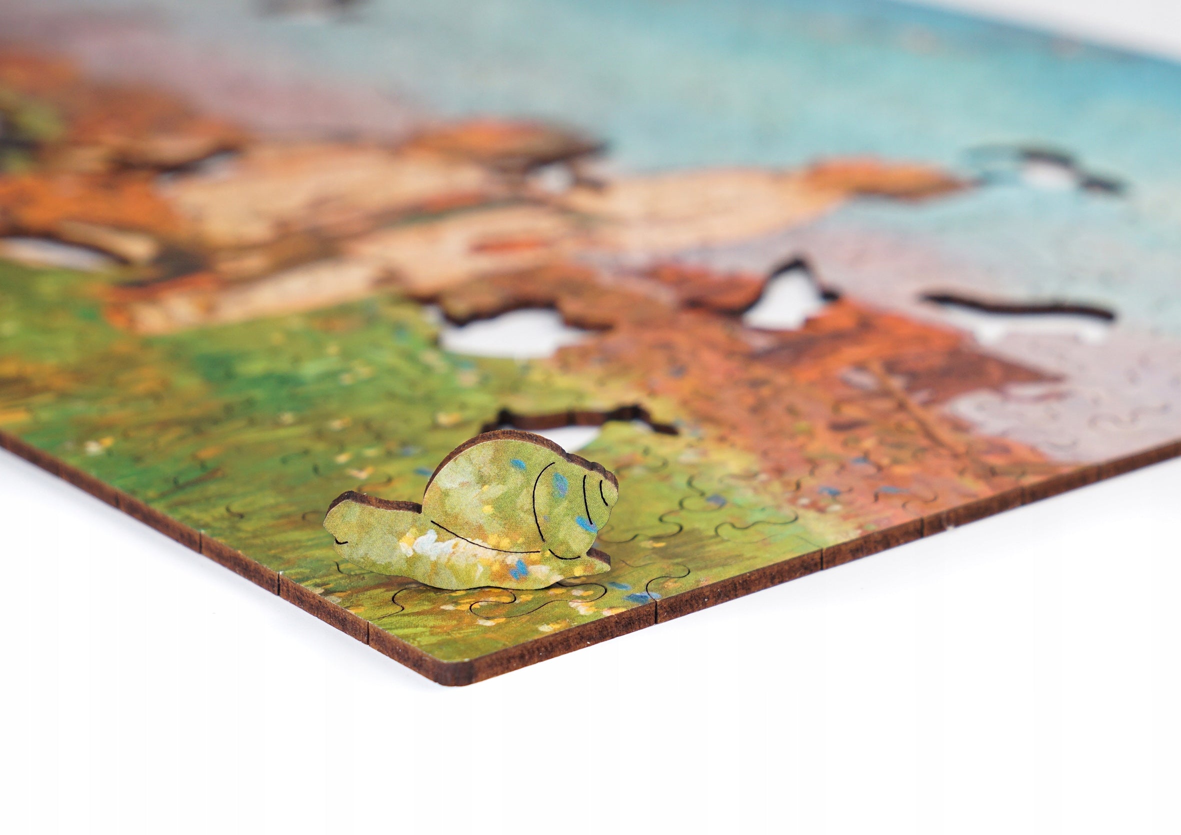 Puzzle Drewniane Bociany Józef Chełmoński Układanka 305 Elementów A3