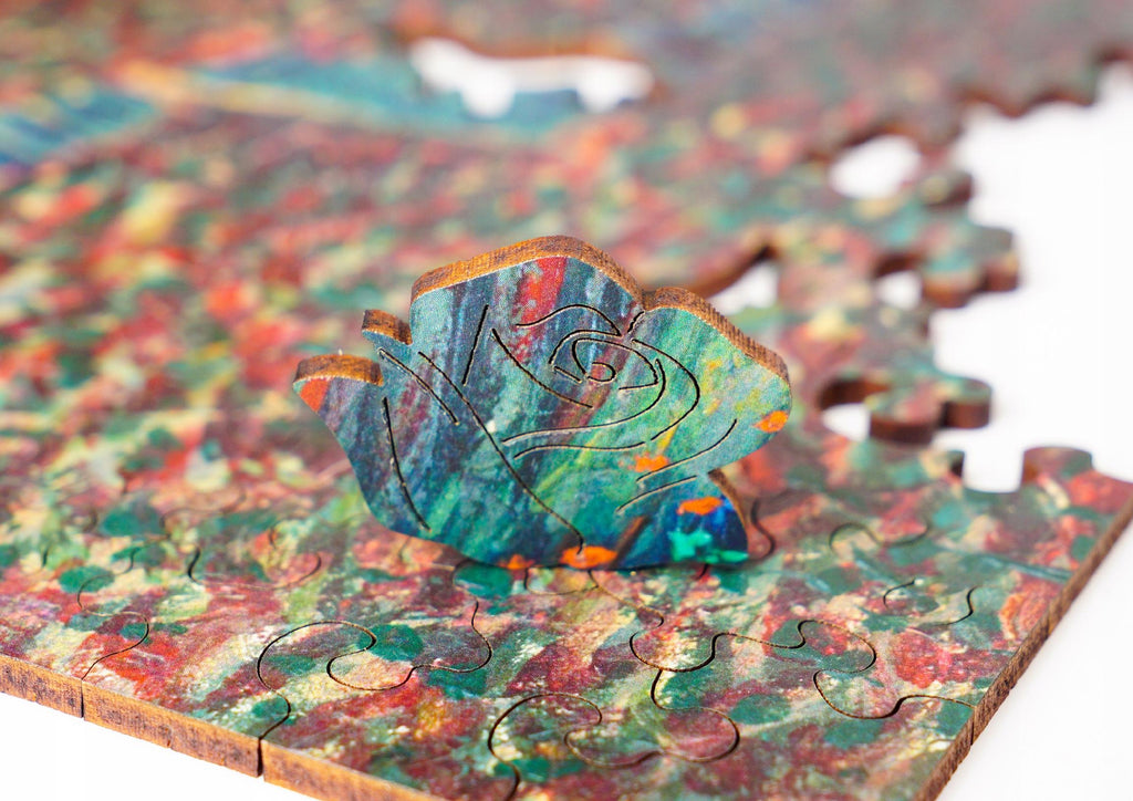 Puzzle Drewniane Van Gogh Autoportret Układanka Drewniana A3 345 Elementów
