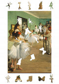 Drewniane puzzle A4 Edgar Degas Lekcja tańca 175el