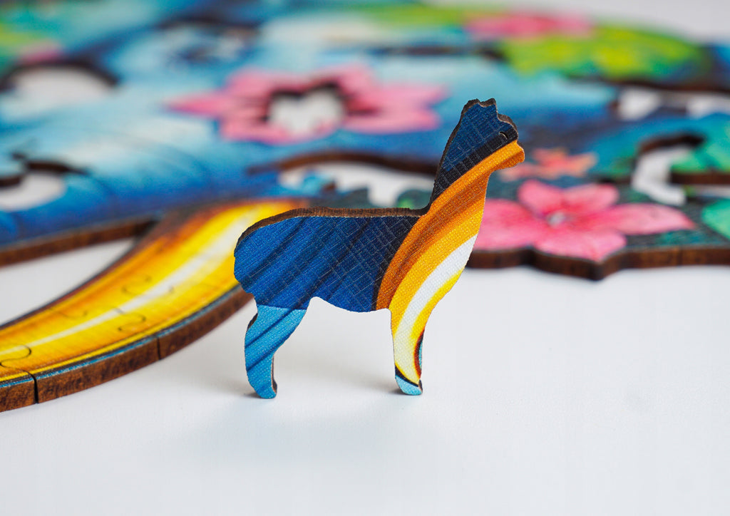 Puzzle drewniane PUZZLED Słoń 240 elementów – układanka po obrysie dla dorosłych