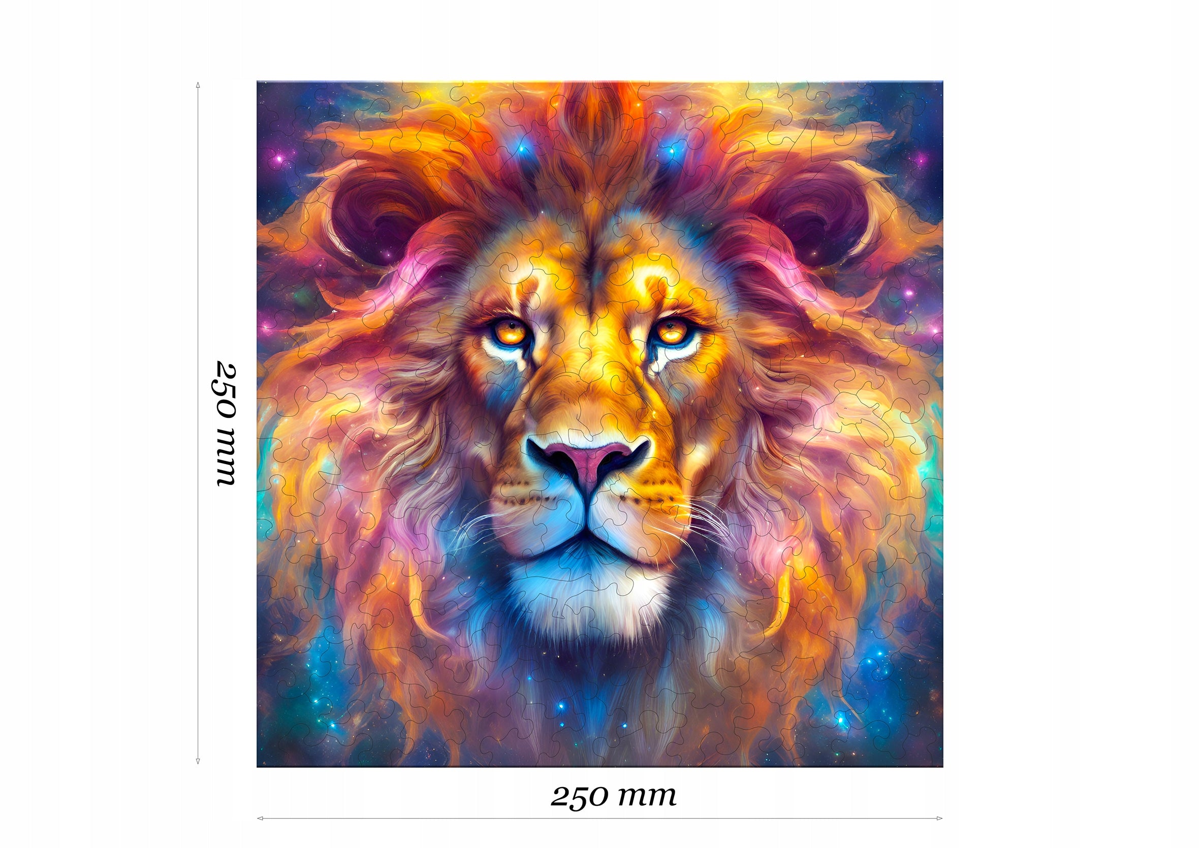Puzzle drewniane PUZZLED Majestatyczny Lew 135 elementów dla dorosłych