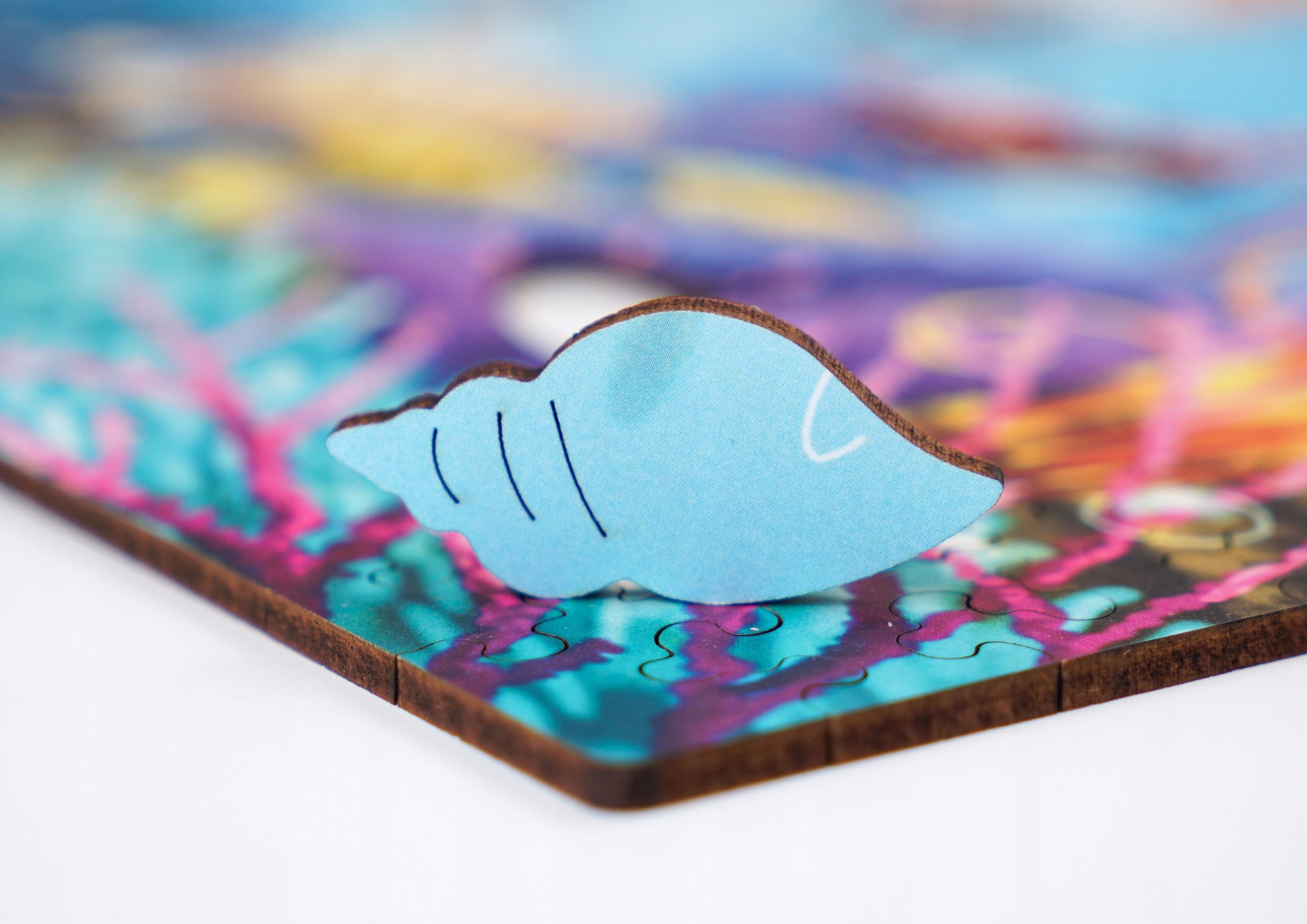 Drewniane puzzle A3 "Podwodny świat" 330 el