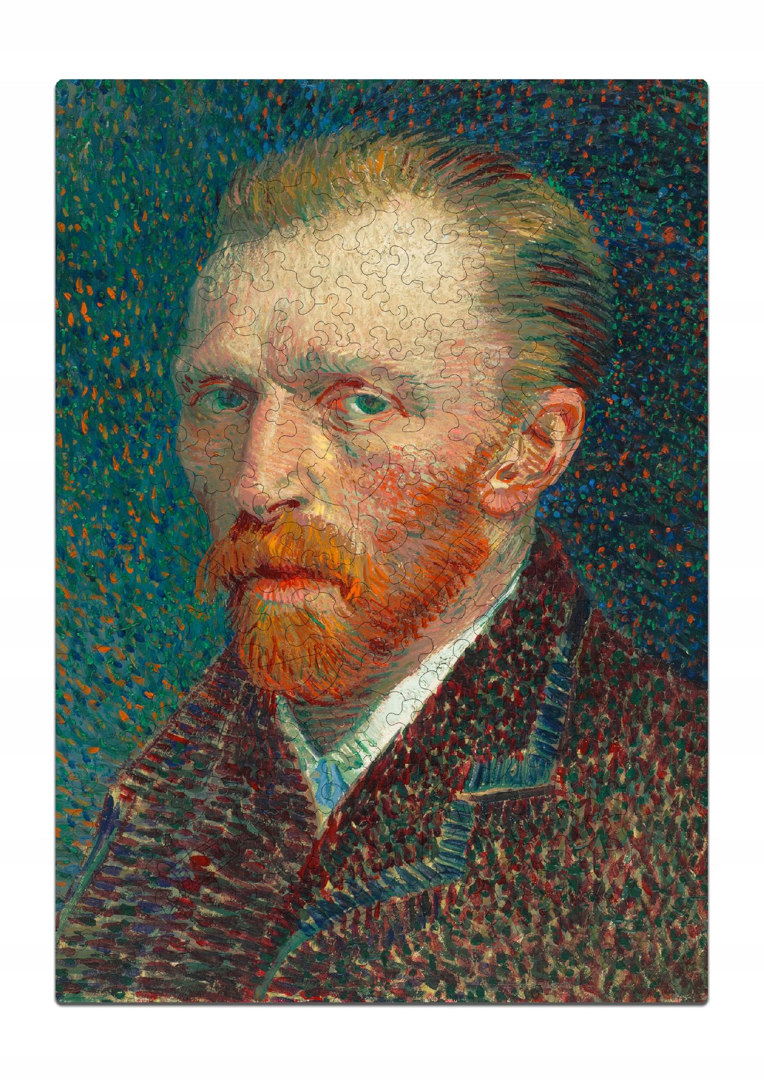 Drewniane puzzle A4 van Gogh Autoportret 165 el.