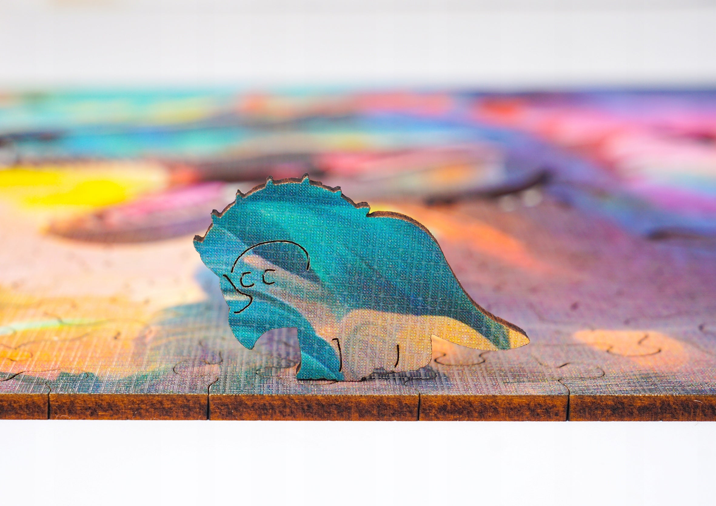 Puzzle drewniane PUZZLED Drapieżny Dinozaur 170 elementów dla dorosłych