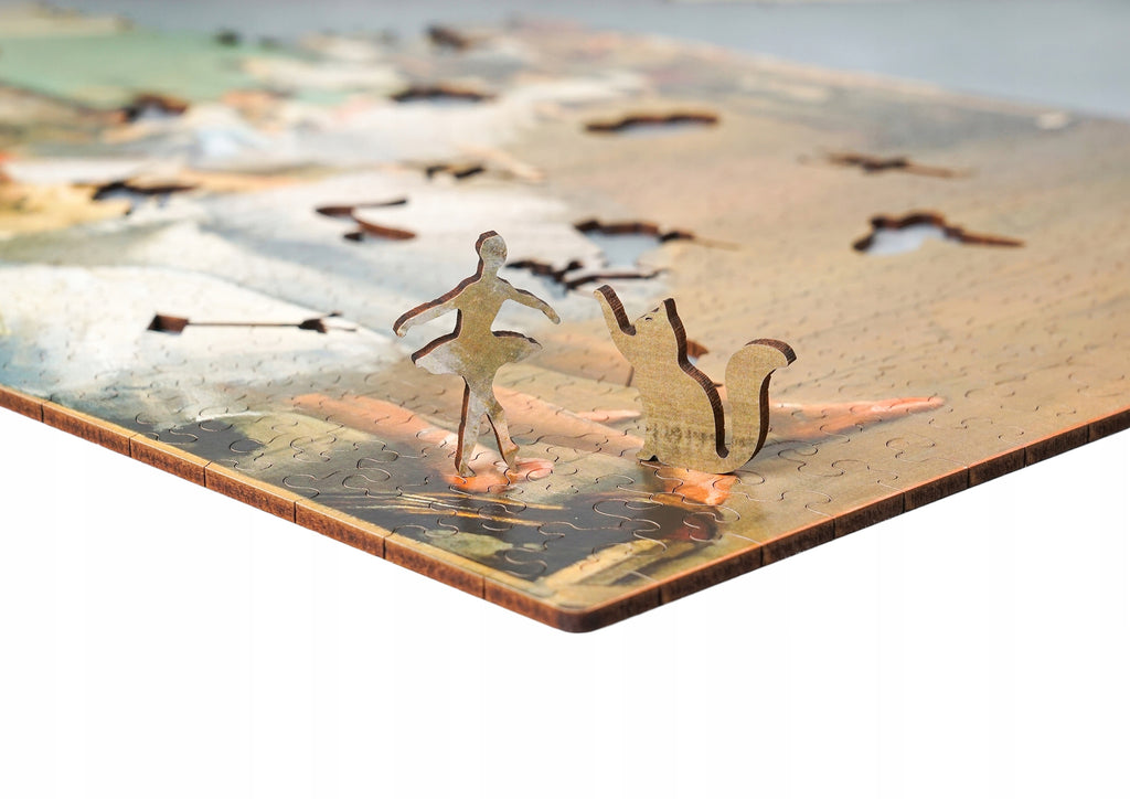 Puzzled Drewniane puzzle A3 Edgar Degas "Lekcja tańca" 365 el.