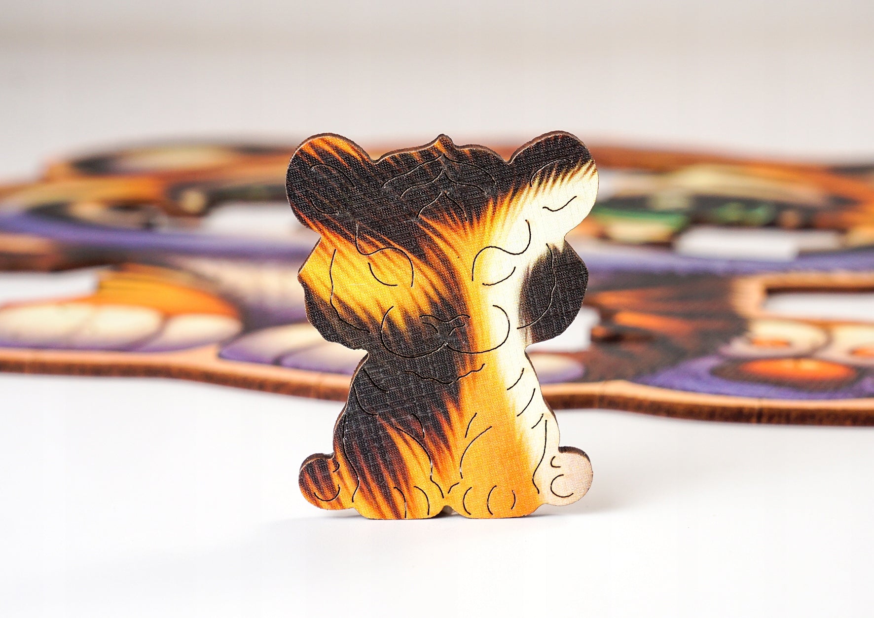 Puzzle Drewniane Premium dla dzieci Tygrysek 48 EL. Układanka PUZZLED