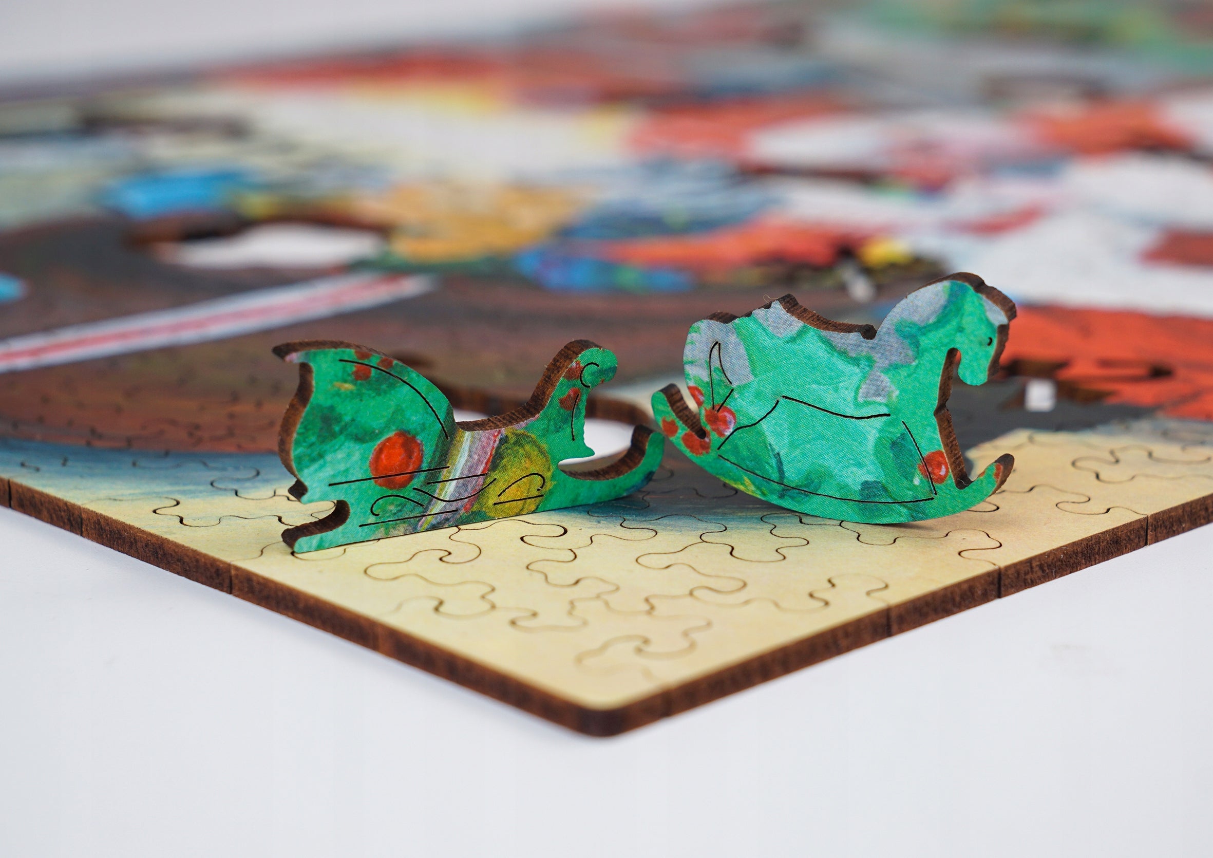 Puzzle Drewniane A3 410 Elementów Magia Świąt Układanka Świąteczna