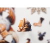 Puzzle Drewniane KRASNAL z pierniczkami 195 el