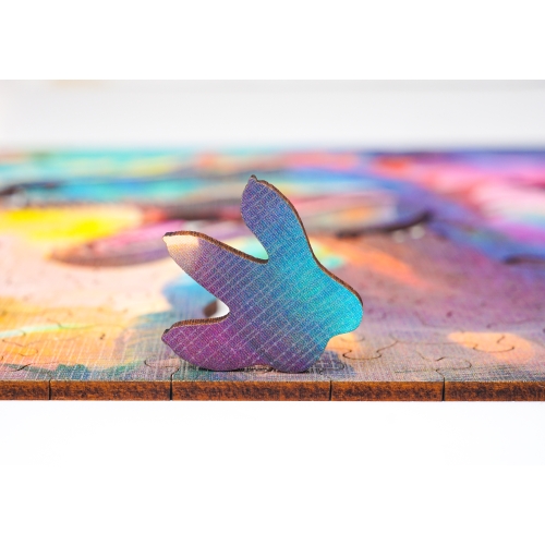 Drewniane puzzle 25 x 25 cm DINOZAUR 170 Elementów Układanka Drewniana