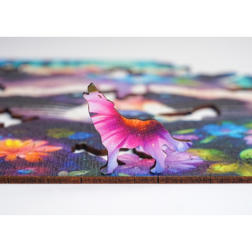Puzzle Drewniane 25 x 25 cm SZOP 155 Elementów Układanka Drewniana