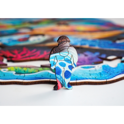 Puzzle Drewniane ŻÓŁW 275 ELEMENTÓW