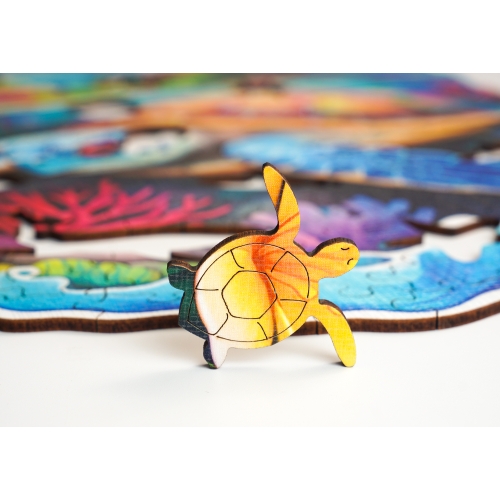 Puzzle Drewniane ŻÓŁW 275 ELEMENTÓW