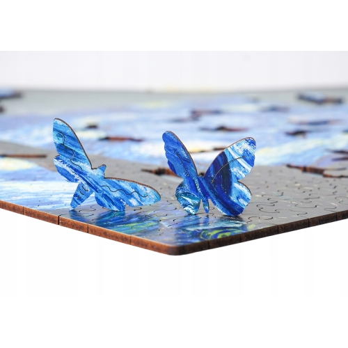 Drewniane puzzle A3 van Gogh Gwiaździsta noc 300el
