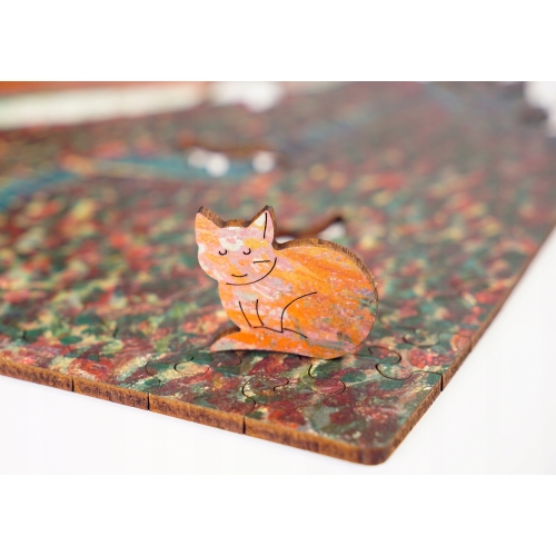 Puzzle Drewniane Van Gogh Autoportret Układanka Drewniana A3 345 Elementów