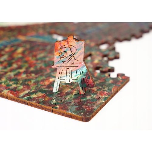 Puzzle Drewniane Van Gogh Autoportret Układanka Drewniana A3 345 Elementów
