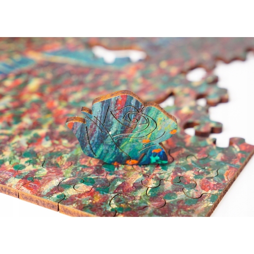 Puzzle Drewniane Van Gogh Autoportret Układanka Drewniana A3 345 Elementów