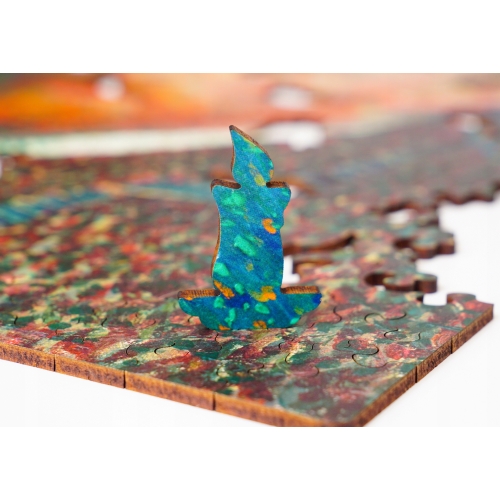 Puzzle Drewniane Van Gogh Autoportret Układanka Drewniana A3 345 Elementów