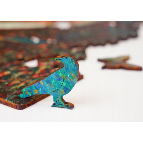 Puzzle Drewniane Van Gogh Autoportret Układanka Drewniana A3 345 Elementów