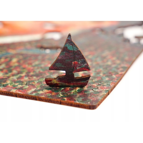 Puzzle Drewniane Van Gogh Autoportret Układanka Drewniana A3 345 Elementów