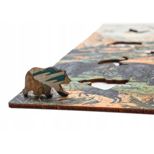 Puzzle Drewniane Arka Noego Simon De Myle Układanka 285 Elementów A3