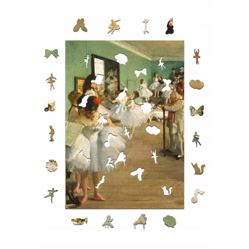 Puzzled Drewniane puzzle A3 Edgar Degas "Lekcja tańca" 365 el.