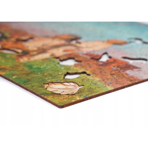 Puzzle Drewniane Bociany Józef Chełmoński Układanka 305 Elementów A3