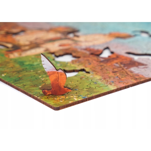 Puzzle Drewniane Bociany Józef Chełmoński Układanka 305 Elementów A3