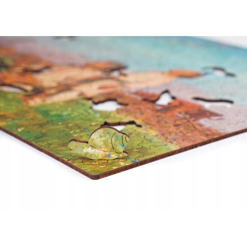 Puzzle Drewniane Bociany Józef Chełmoński Układanka 305 Elementów A3