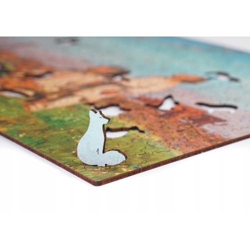 Puzzle Drewniane Bociany Józef Chełmoński Układanka 305 Elementów A3