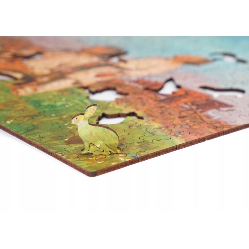 Puzzle Drewniane Bociany Józef Chełmoński Układanka 305 Elementów A3